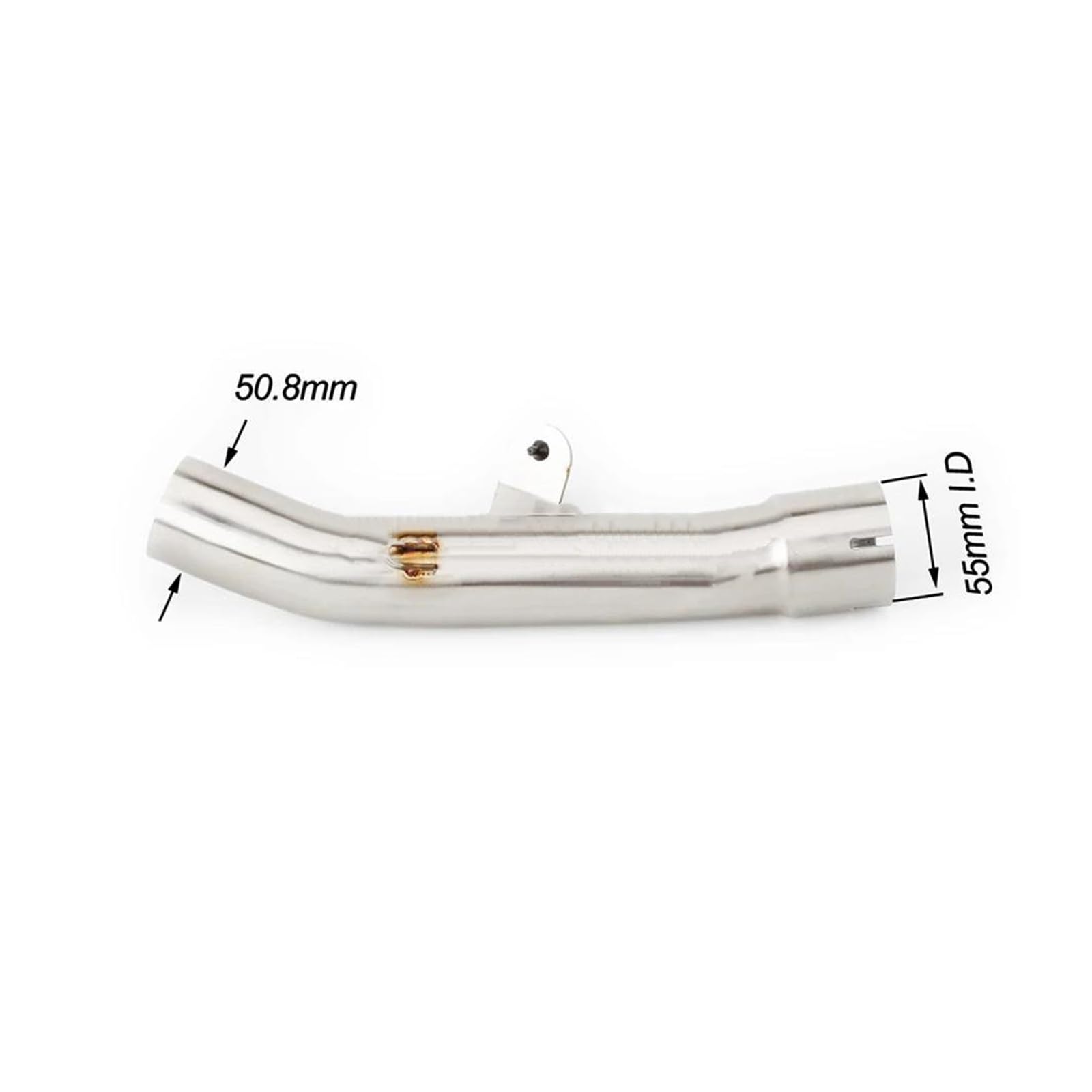 Slip On Motorfiets Uitlaat Escape Modify Middle Link Pipe