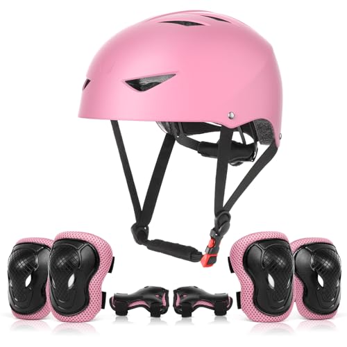ValueTalks Kinderhelm Skateboard Helm mit Schützer inliner...