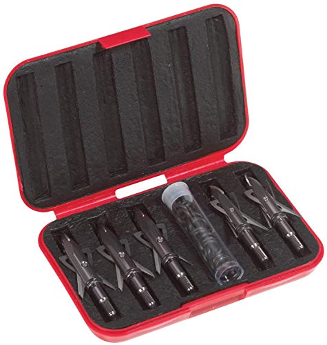 RAGE Cage Broadhead Case (Holds-6), Red