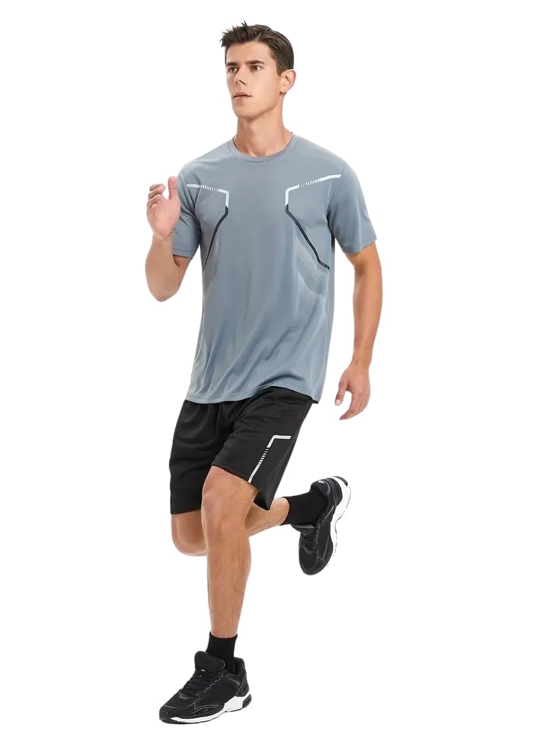 Polyester T-Shirt and SHORTSs Cord Set for Men