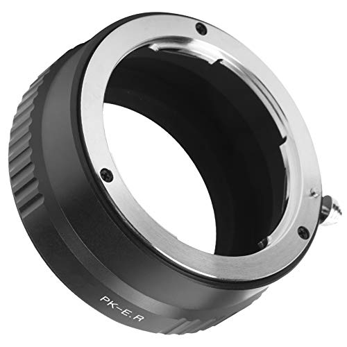 NEWYI PKRF マニュアルレンズアダプターリング RF マウントカメラ用、合金レンズアダプターリング、ペンタックス PK レンズ用、取り付けと取り外しが簡単、反射防止、 R/PR/R5/R6 カメラに最適