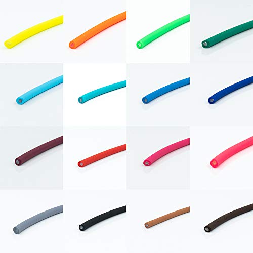 Bio-Leine Meterware aus runder Biothane in Neonpink - 6,4 mm Durchmesser I für schmutz- und Wasserabweisende Hundeleine Schleppleine Longen Leinen - bis 30m
