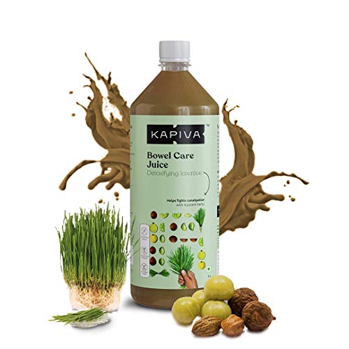 Kapiva Bowel Care Juice, 1L | Power of Triphala and Wheatgrass to fight constipation | Helps in detoxification Kapiva Bowel Care Juice, 1L | Power of Triphala and Wheatgrass to fight constipation | Helps in detoxification