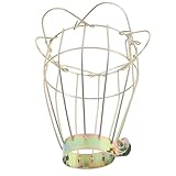 VALICLUD Wärmeschutz Lampenabdeckung aus Metall für Reptilien Terrarien Verbrühungsschutznetz...