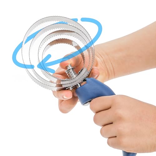 image for ZENFUN 6 Pcs Reversible Curry Combs, 4 Rings Stainless Steel Horse Cur