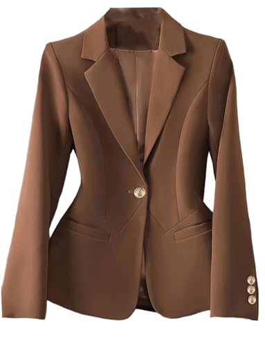 Veste de smoking formelle femme coupe ajustée infroissable pour le travail