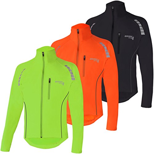 Chaqueta ciclismo hombre térmica Brisk Bike negra L miniatura 1