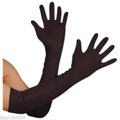 Guilty Gadgets ® Long Black Opera Gothic Gloves