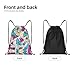 PRTYABS Fashion Funny Retro 80s 90s Drawstring Backpack Bags Sack Pack Tote Sport Backpack Bag for Gym,Traveling,Yoga