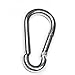 Produktbild 100 x galvanisch verzinkte Karabinerhaken Feuerwehrkarabiner DIN5299 Stahl 80 x 8 mm