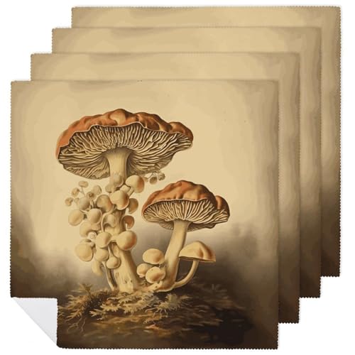 Servilletas de Tela Cuadradas 18x18 Pulgadas Pack x4 miniatura 1