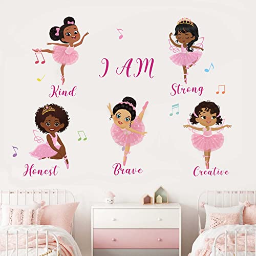 Vinilo decorativo niña bailarina ballet miniatura 1