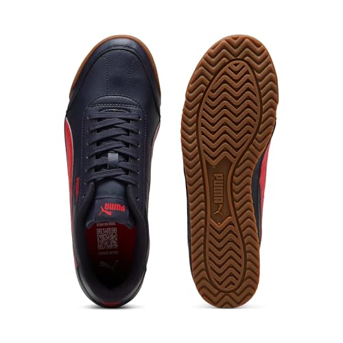 Image of Puma, Unisex-Adult, Puma Turino II, New Navy-for All Time Red-Gum, Sneaker, 9UK, (39745218)