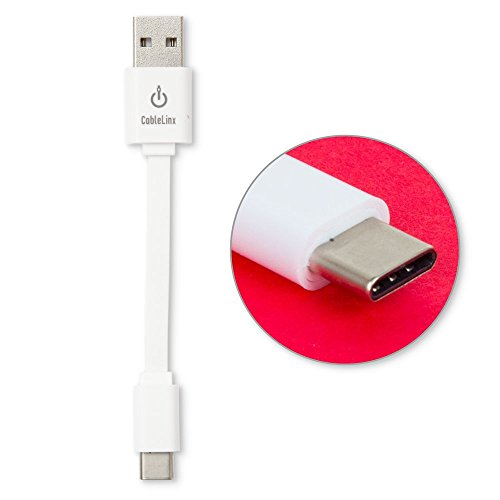 CableLinx USB Type-C to USB Type-A Charge Cable for ChargeHub - Compatible with Galaxy S8, Google Pixel, Pixel XL, OnePlus 5, HTC 10, Nexus 5X, 6P, LG G5 and More (White)