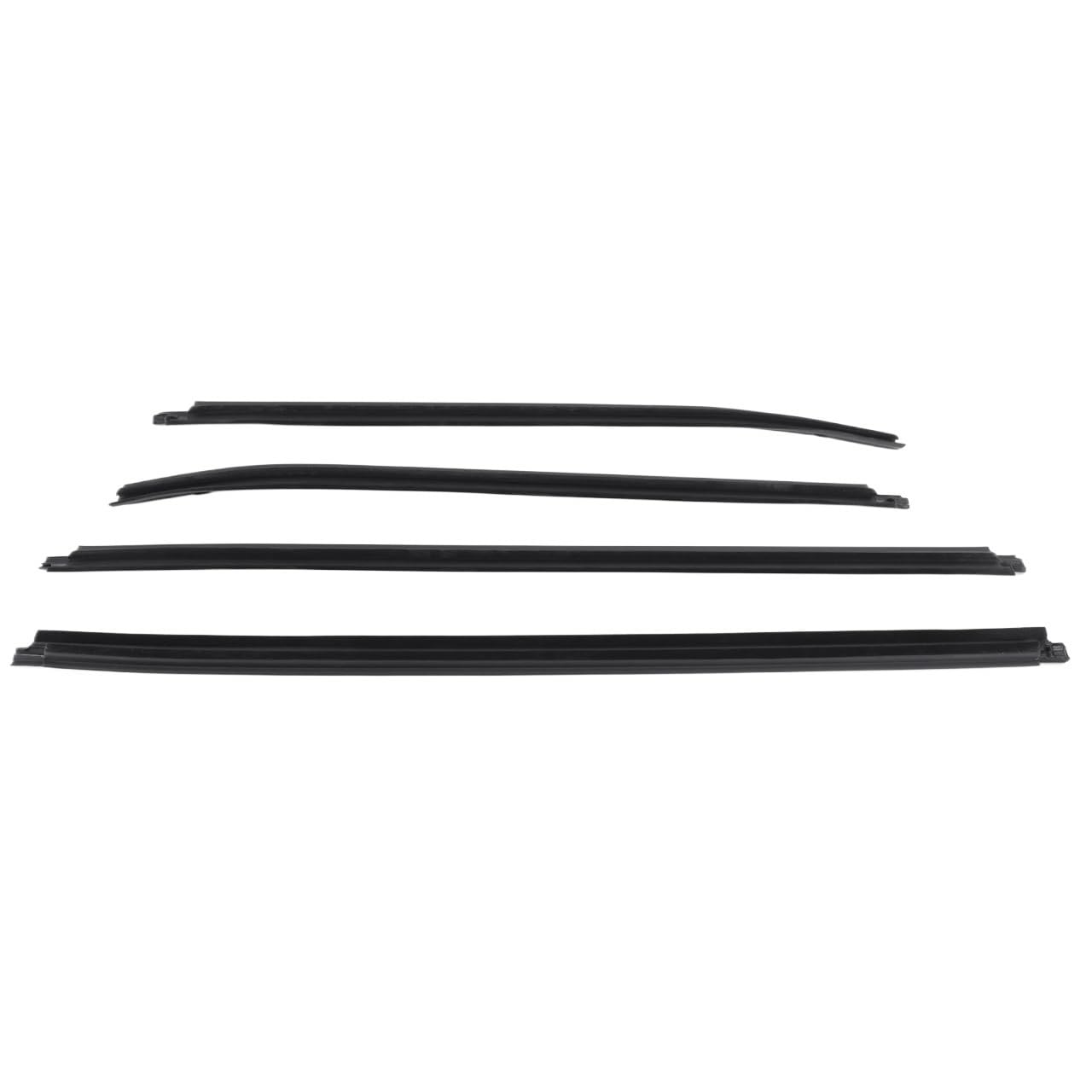 Yplvwsoyq One Color Car Window Seal Strip Compatible With Toyota For Hilux Sr5 For Vigo Mk6 Pickup 2005-2015 Car Door Weatherstrip Glass Seal Strip 68161-0K010 68162-0K010