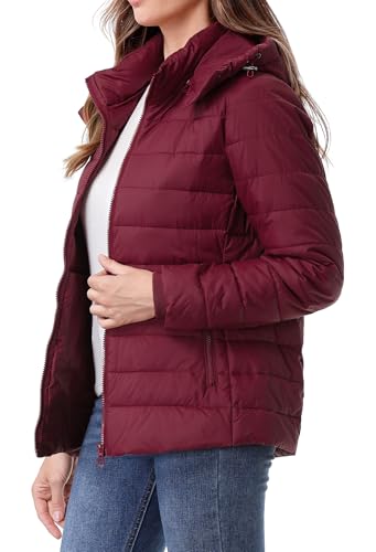 Image of TDYPCI Women's Lightweight Waterproof Puffer Jacket Warm For Cold Winter