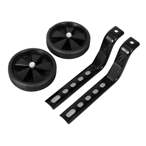 NAMOARLY 1 Set Bike Stabilizers Training Mute Wheels for Bikes Easy Install Cycling Accessories Enhance Safety and Confidence for Black