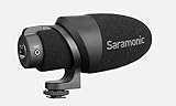 Saramonic Shotgun Microphone for DSLR, Mirrorless, Video Cameras, Smartphones & Tablets (CamMic)