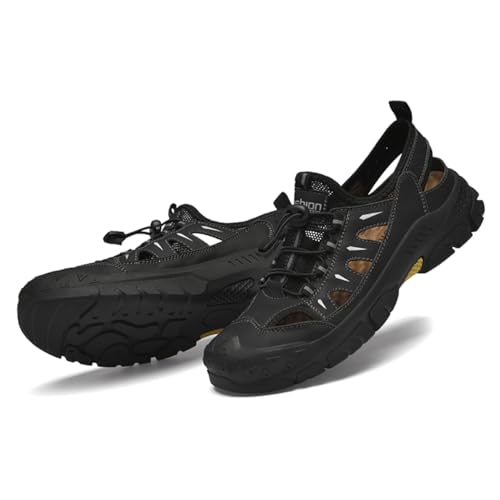 Men's Hiking Sandals Closed Toe Beach Sandals Breathable Anti-Slip Summer Water Shoes for Outdoor Adventures4