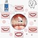Provisional Tooth Repair Kit, Provisional Fake Teeth Replacement Kit for Provisional Restoration of Missing & Broken Teeth Replacement Dentures, DIY Heat Fit Beads. 【30Ml -2 Bottle】