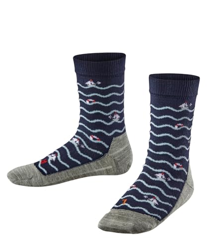 FALKE Active Sailing Boats K So Cotton Functional Material Thin Breathable Unisex-Child Socks (1-Pack)