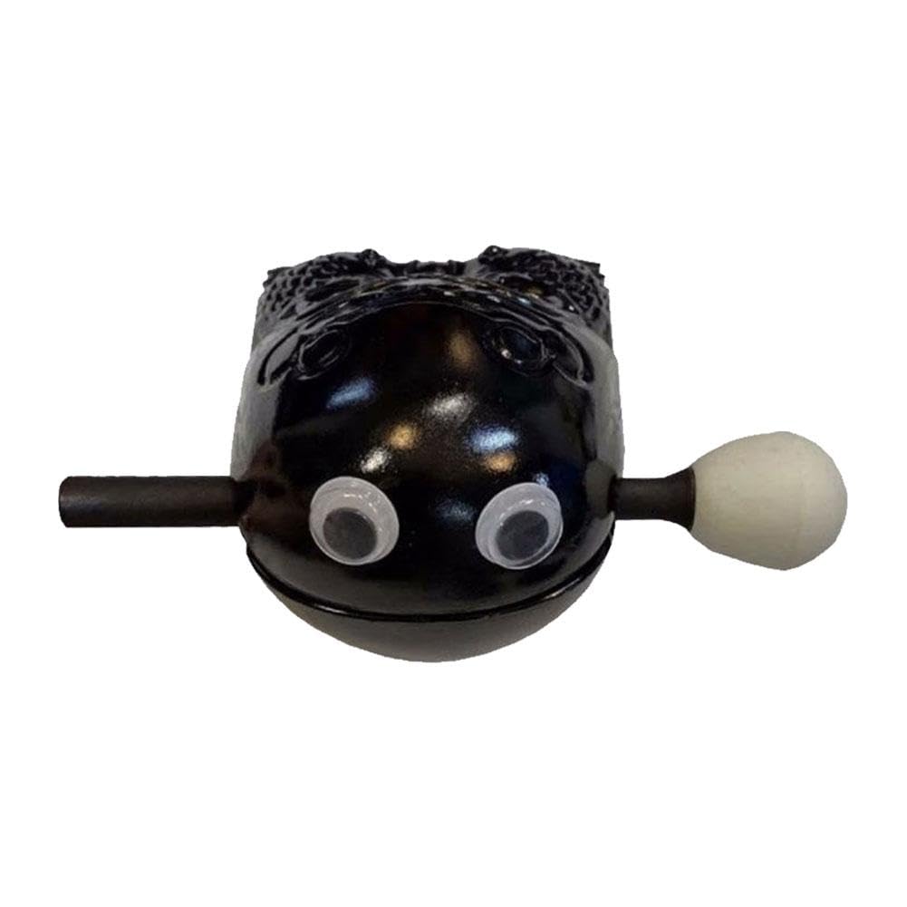 1pc Wooden Fish Beating Cute Little Woodfish Mini Edition Meditation Portable Percussion Buddhist Decompressed Instrument Toys