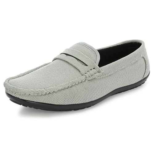 Image of Stylelure Eco Friendly & Light Weight Flexible Mesh Knit Loafers Driving Shoes for Men