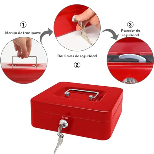 Opiniones y reviews de Caja Metalica para Dinero que puedes comprar esta semana. 18 Imagen adicional