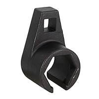 Sauerstoffsensor-Ausbauwerkzeug, Eisen Sauerstoffsensor-Hülseneinsatz gekröpfter Schraubenschlüssel Universal-Ausbauwerkzeug Gewindejäger-Set zur Vermeidung von Kabelschäden für alle Fahrzeuge schwarz