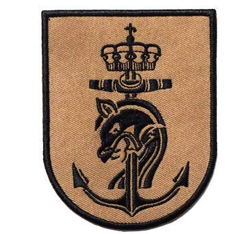 Norway Navy Combat Diver MJK Marinejegerkommandoen Tactical Embroidery Patch Hook & Loop Morale Patch Military Patch for Clothing Accessory Backpack Armband