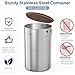 Paw Libero 35 Lbs Stainless Steel Dog Food Storage Container with Airtight Wooden Lid & Ceramic Bone Handle, Large Metal Dog Food Bin, Pet Treat Jars for Dogs & Cats, Keep Fresh, Easy to Clean