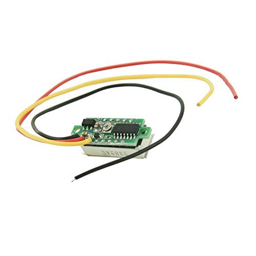 Ketsicart6X(Mini Digital Voltmeter DC 0-100V LED Panel Voltage Meter 3-Digital with S7X7