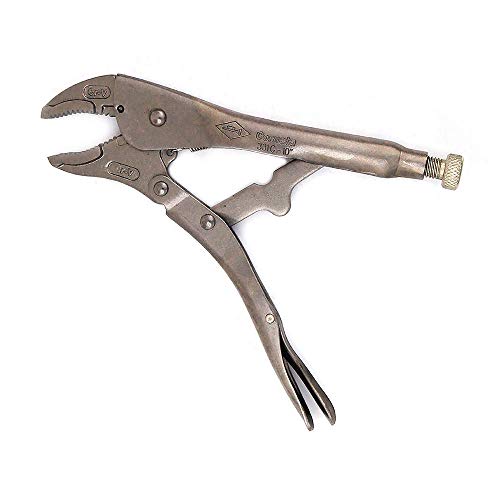 Alicate Pressão Boca Curva, Corneta, 4133100, Prata