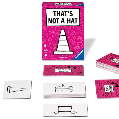 Ravensburger - 20954 Thats not a hat - Partyspiel Kartenspiel für 3-8 Personen lustige Unterhaltung ab 8 Jahren