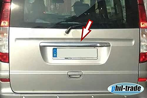Listón para maletero cromado compatible con Mercedes Vito y Viano W639