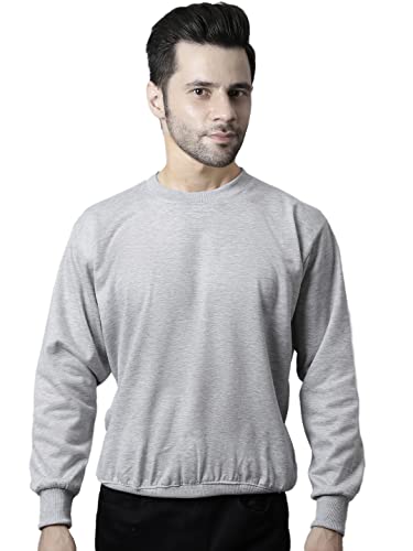 Image of Mack Jonney Fleece Round Neck Solid Sweatshirt for Men (Pack of 2)-SW RRN MLG MRN 02-P