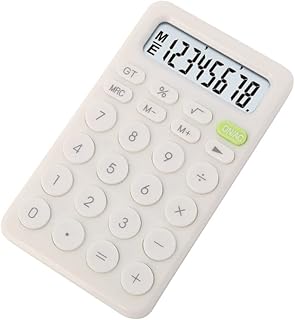 STOBOK Calculadora Computador Para Niños Calculadora Fofa Calculadora Eletrônica Calculadora Escolar Calculadora De Estudo Mini Calculadora Escolar Dispositivo De Cálculo Infantil Branco
