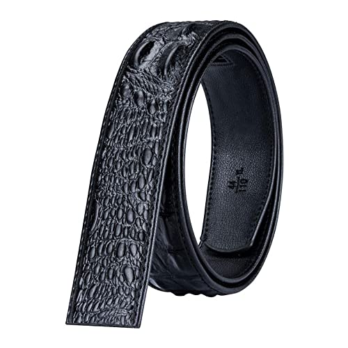 Belt for Men Alloy Automatic Buckle Genuine Leather Strap Men's Business Black Belts Box Set Men's Gift4
