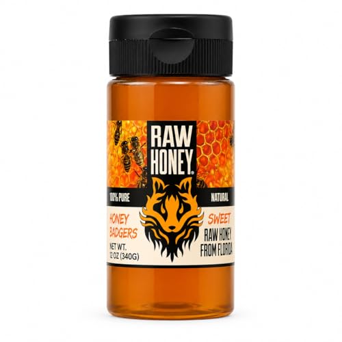 Miel Silvestre Cruda Sin Filtrar 10 oz Natural
