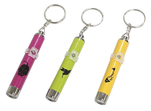Croci Led Pointer - Mini-Lichtprojektor, LED-Spielzeug für Katzen, Farblich Sortiert, 1 Stück, Mehrfarbig
