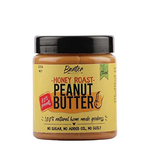 Image of Banter Honey Roasted Peanut Butter: 100% Natural Homemade Goodness With High Protein, No Added Sugar, No Added Oil - 230 Gram