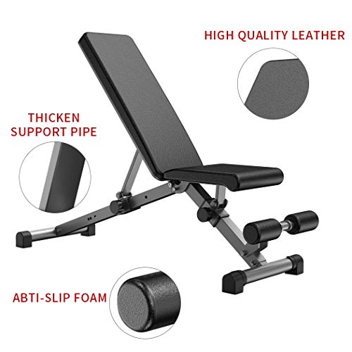 Urchin Adjustable Strength Training Bench for Full Body Multi-Functional Workout Exercise Dumbbell Bench Press Work Out GYM Weight Entryway Bench - Home Fitness Guru Urchin Adjustable Strength Training Bench for Full Body Multi-Functional Workout Exercise Dumbbell Bench Press Work Out GYM Weight Entryway Bench - Image 7