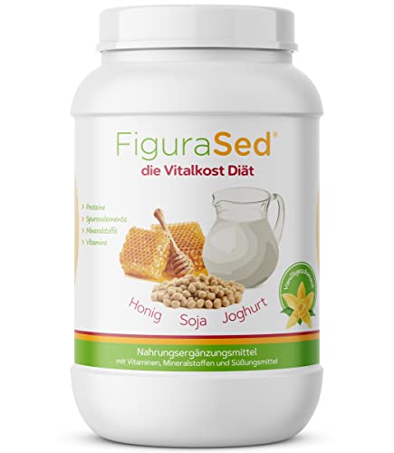 VITACONCEPT® | FiguraSed | 500g | Honig - Soja - Joghurt | Vanille | Mahlzeitenersatz | Proteinshake
