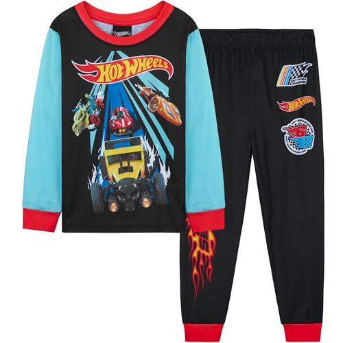 Get Trend Hot Wheels Pajama Set for Boys, PJs for Kids,...