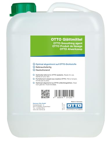 OTTO Glättmittel 5 L Zum Glätten der Oberfläche von Silikon- Polyurethan- und MS-Hybrid-Polymer-Dichtstoffen
