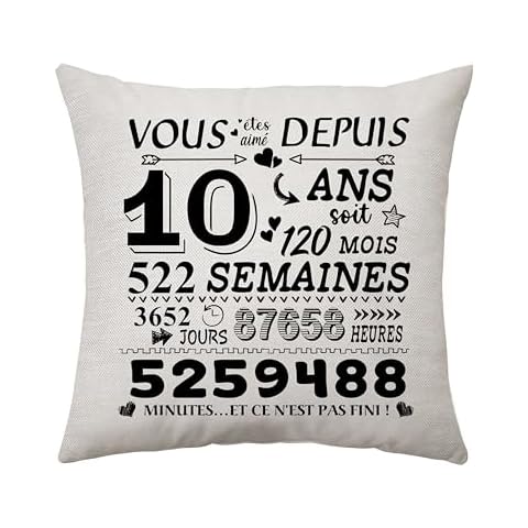 Housse de Coussin Aconesong 10 Ans Cover