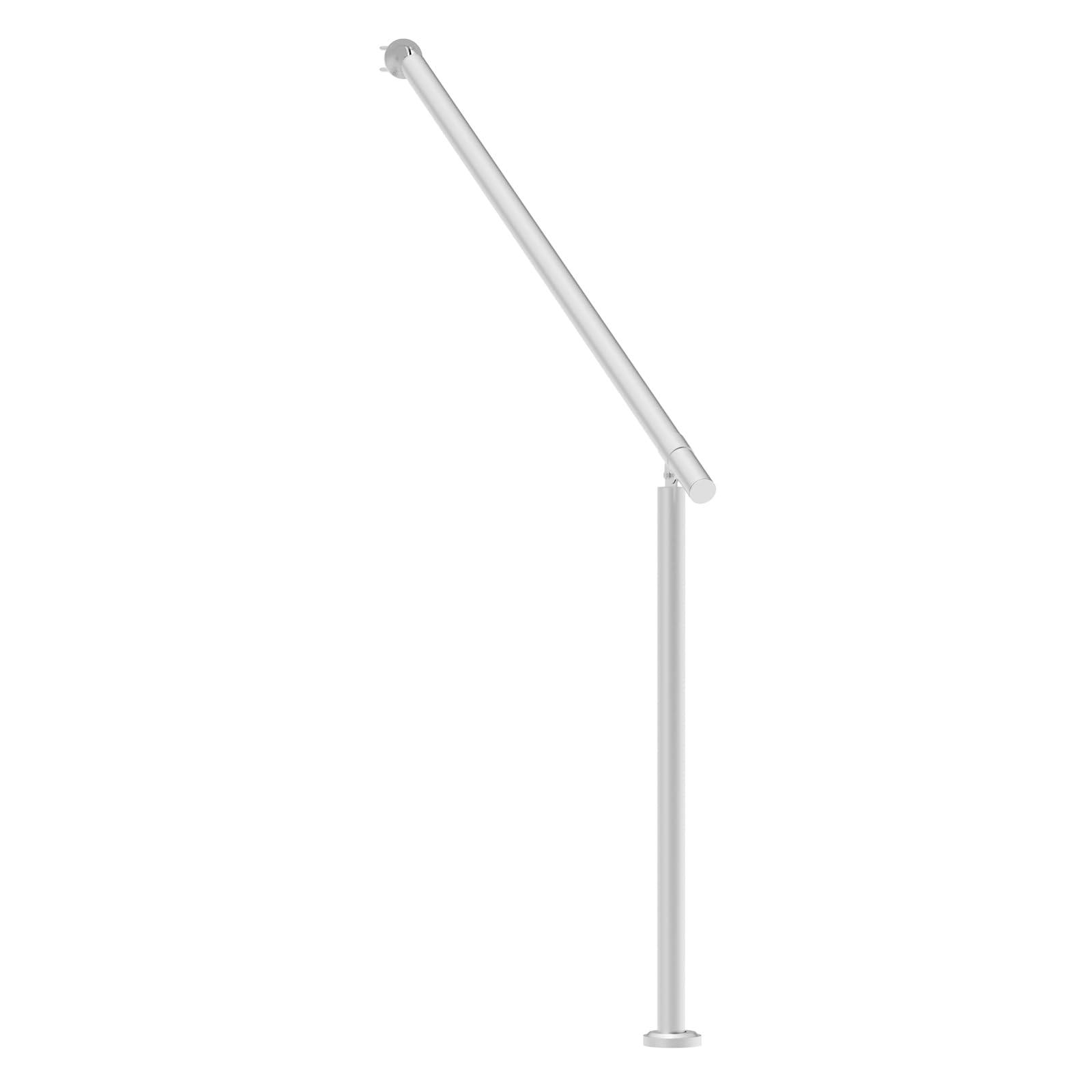 VEVOR Barandilla de Escalera 120 cm Pasamanos de Escalera para Escalones Exteriores de Acero Inoxidable Montaje en Pared y Suelo con Kit de Instalación para Personas Mayores, Porche, Terraza, Plata