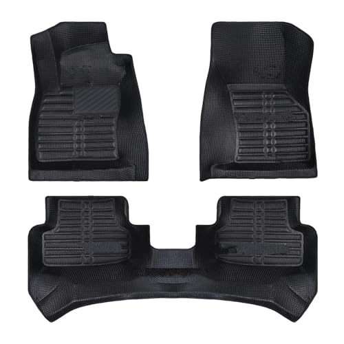 フロアマット に適合するフォルクスワーゲンに適合するゴルフ MK7 2012-2020 用 滑り止めカーペット お手入れ簡単、耐摩耗性フロアマット カーペットプロテクター