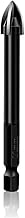 Dunxiles Broca Triangular de 3/12 mm con vástago Recto, Broca helicoidal de carburo cementado, Mango Hexagonal, Brocas para Ladrillos vitrificados de cerámica y Vidrio (Color: marrón, tamaño: 12 mm)