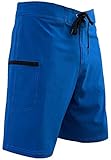 Maui Rippers Core 4 Way Stretch Boardshorts (32, Blue)
